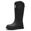 New Tall Knight Boots Women's Rain Shoes Velvet Autumn and Winter Rubber Shoes Waterproof and Non-slip Fashion Wear Warm Rain Boots