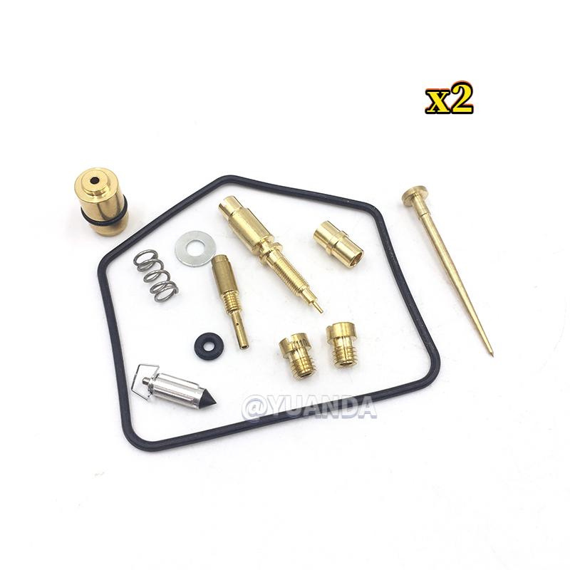Carburetor Carb Repair Rebuild Kit - Set of 2 - Honda CB360 CJ360T CL360 Jets Gaskets