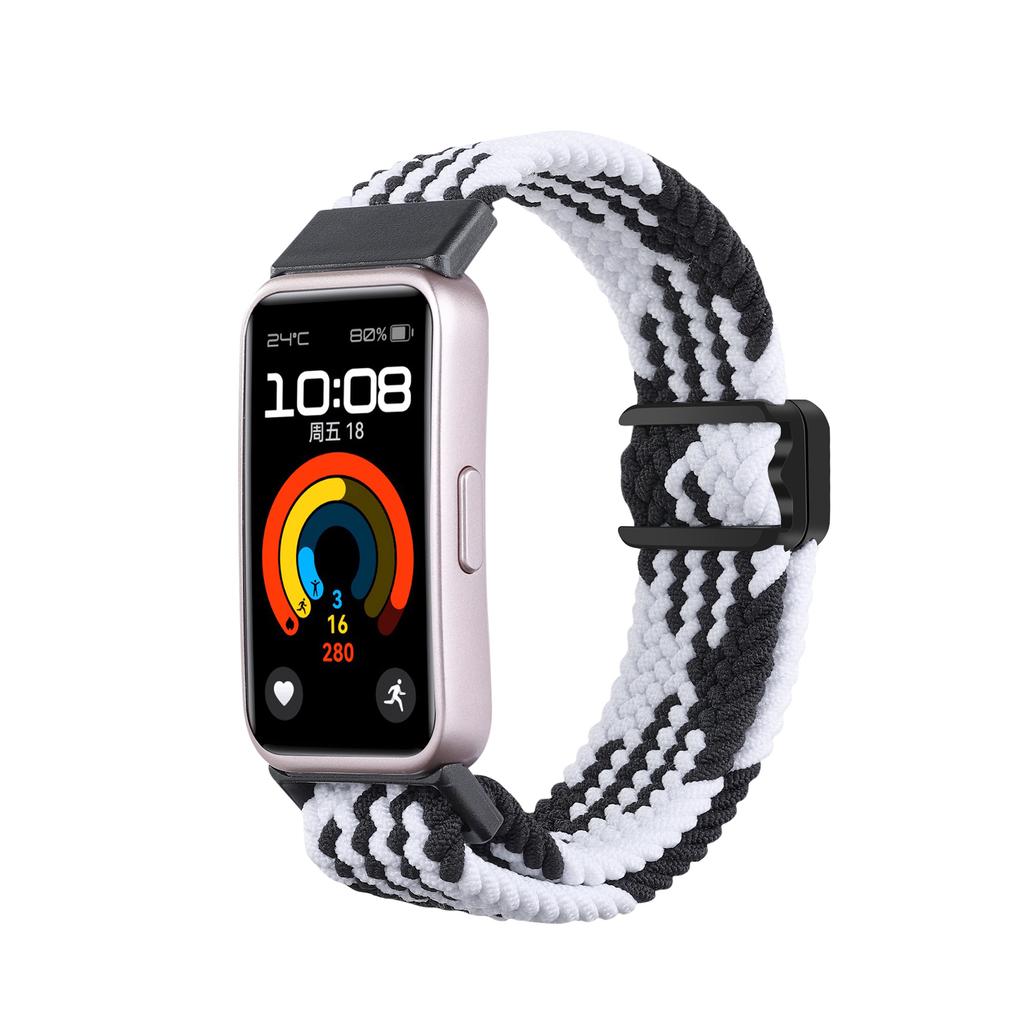 For Huawei Band 8 9 10 Watch Strap Accessories Wristband Elastic Magnetic Nylon Braided Belt Bracelet Correa Huawei 9 Band