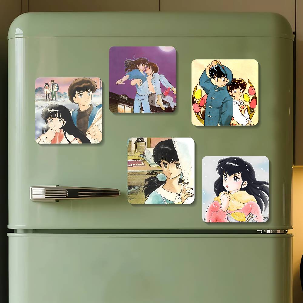 Anime Maison Ikkoku Cartoon Refrigerator Magnet Personalized Creative Magnetic Stickers With Magnets