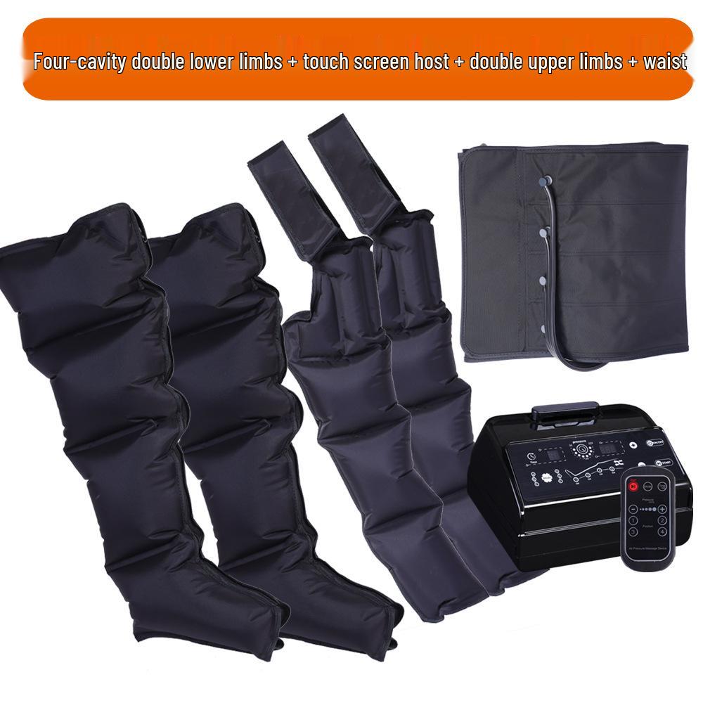 Pneumatic Six-Chamber Leg Massager with Air Wave Therapy