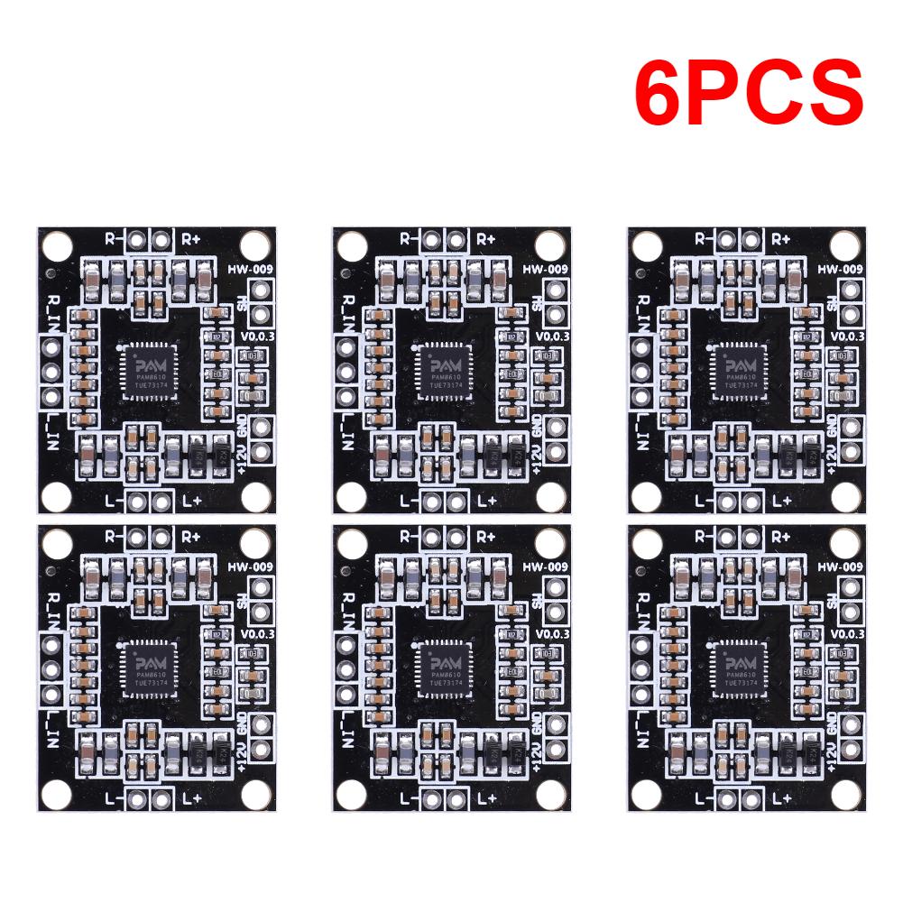 1-20PC PAM8610 Module Digital 2x15W Audio Power Amplifier Board DC7-15 Class D Dual Channel Stereo Voice Sound Amplifier Modules