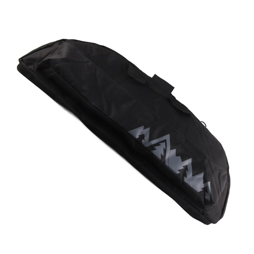 Compound Bow Bag Bow Carry Bag Canvas Large Capacity Lightweight Multifunctional Portable Bow Bag with Arrow Pocket 95cm Black