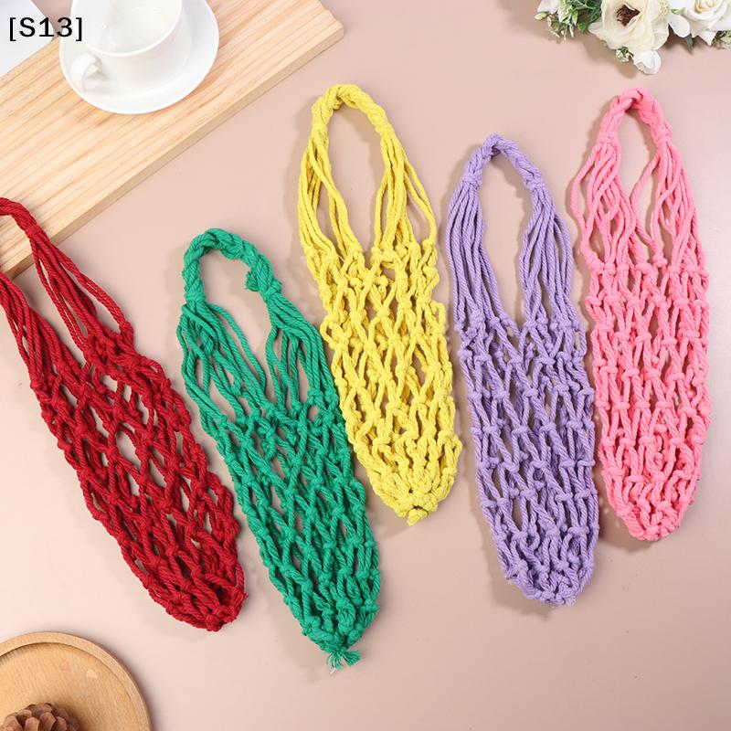 Portable Crochet Cup Holder Coffee Cup Bag Hollow Out Bottle Bag Mugs Bag Foldable Woven Net Water Bottle Bag Cup Cover[Q]Q@