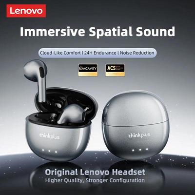 Originale Lenovo LP2 Pro Bluetooth 5.4 Ohrhörer Semi-In-Ear Klare Anrufe HIFI Klangqualität Kabellose Ohrhörer Leichte Komfort-Kopfhörer