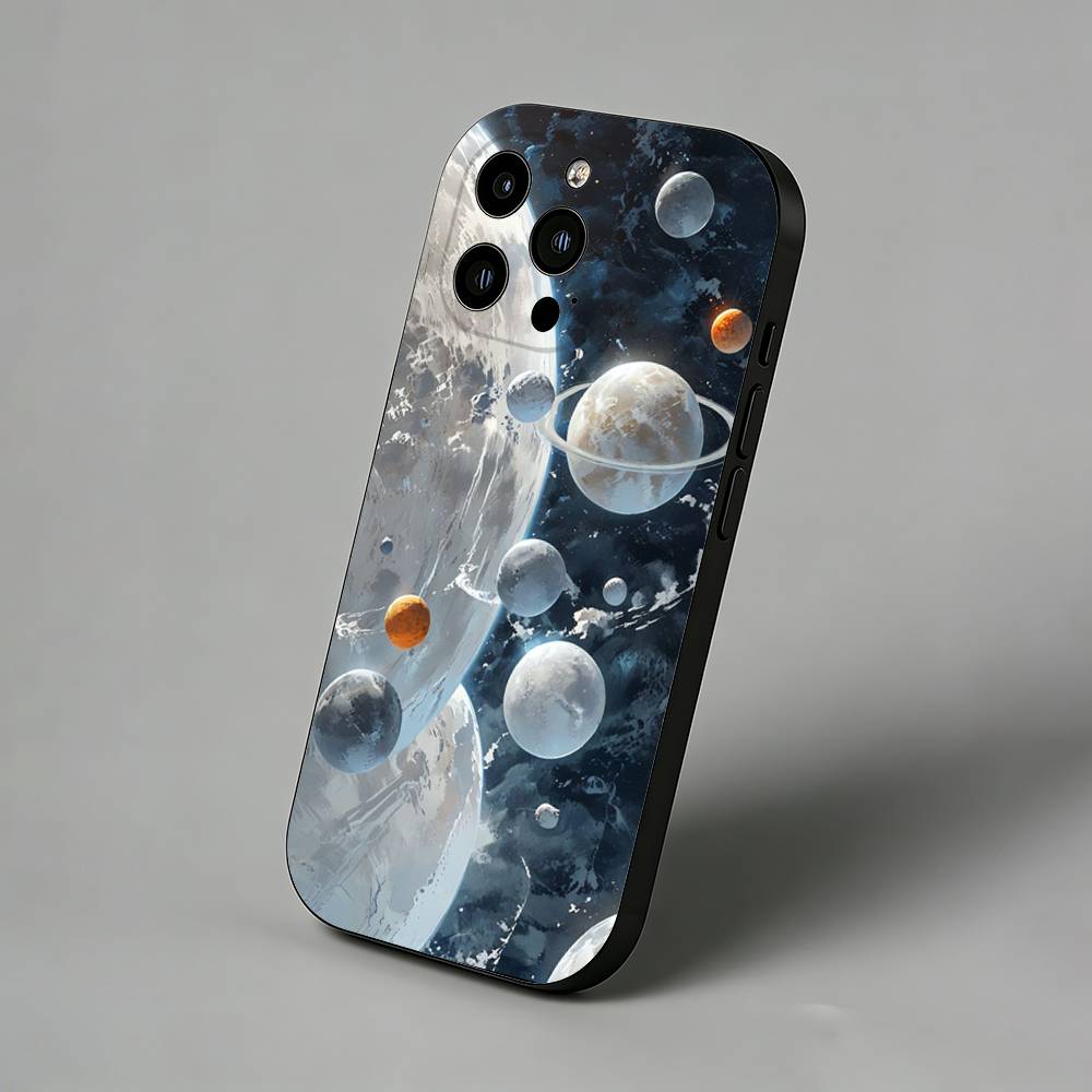 

Space Galaxy Series iPhone Case For 17 Air 16 Pro Max 16e 15 Plus 14 13 12 11 Back Protector Cover iPhone17air