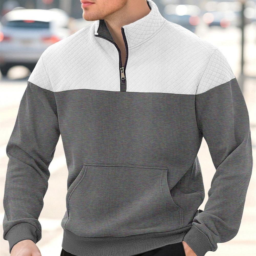 

2025 Новая мужская одежда Толстовки Свитшоты Пуловеры Пальто Свитшоты Мужская Повседневная Мода Приталенные Лоскутные Толстовки Верхняя одежда XXXL серый