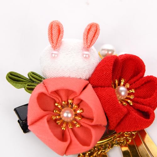 OTAKUMARKET Hair Coming of Age Graduation Japanese Hair Hair Japanese Storage Gift Box Included Ornament, Ceremony, Shichi-Go-San, Furisode, Ceremony,