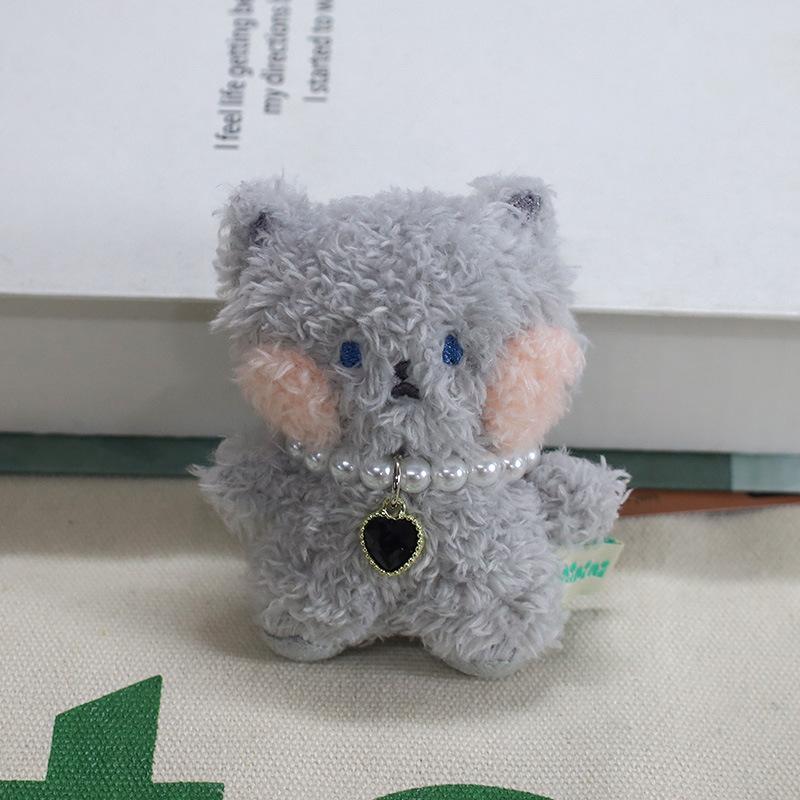 Cute Cartoon Minini Hedgehog Bear Plush Keychain Pig Doll Bag Charm