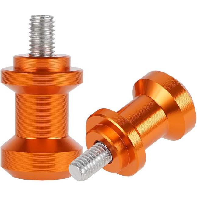 NICECNC Orange M10 XP1.5 SwingArm Spool Bolts Slider Compatible with KTM 690 SMC R/Enduro R 2019-2023,790 890 Duke/Adventure R 2018-2023,250/390 Duke
