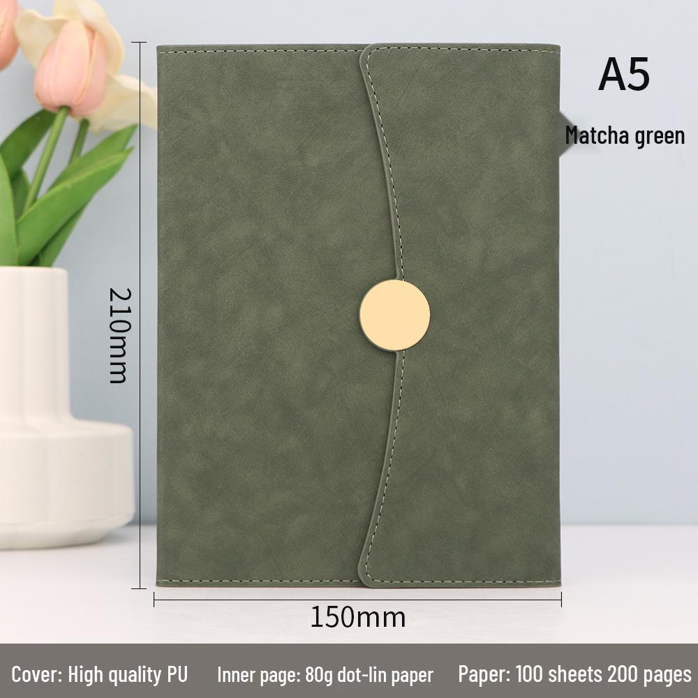 High-Grade Three-Fold Diary Notebook Gift Set with Custom Logo Printing