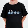 T-shirt Bambino Unisex Kpop Devil Hunter Moda Girocollo Manica Corta