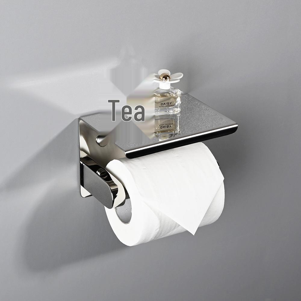 Stainless Steel Multifunctional Mobile Phone and Toilet Paper Holder