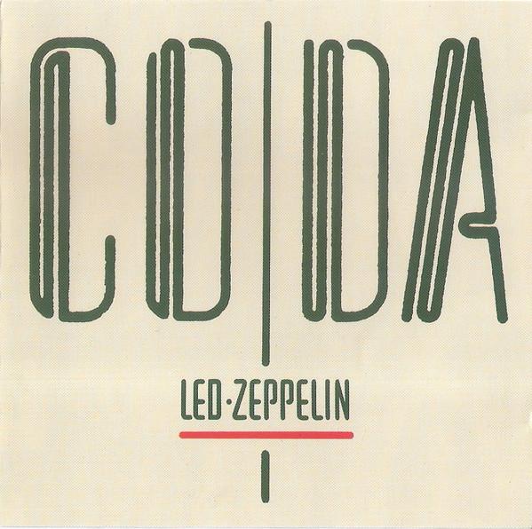 CD LED ZEPPELIN Coda 7567924442 Swan Song Европа Рок Б/у
