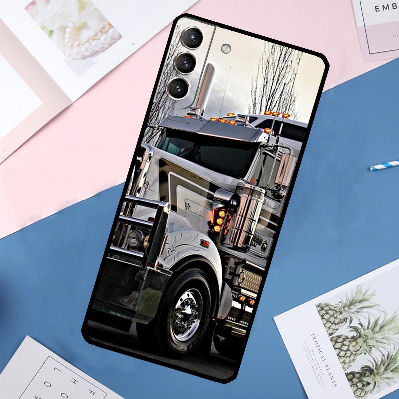 Cool Heavy Truck Car Case For Samsung Galaxy S24 Ultra S21 S22 S23 S25 Ultra S9 S10 Plus S20 FE S25 FE Back Cover