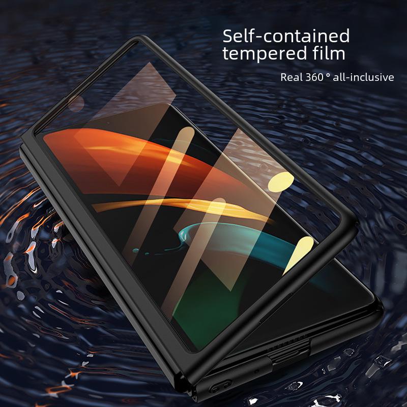 Samsung Fold2/W21 Full Protective Case with Integrated Frosted Glass Film
