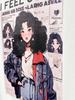 2026 Spring Plus Size Loose Hoodie with Fashionable Woman Print, Round Neck, and Raglan Sleeves