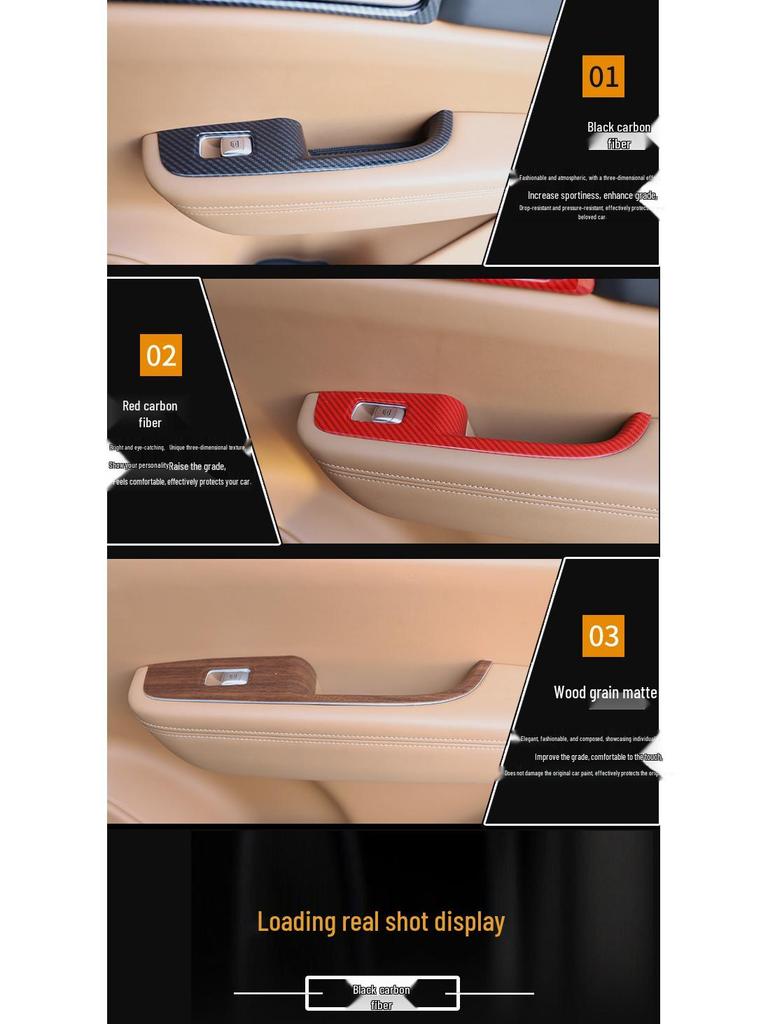 19-21 Li ONE Carbon Fiber Gear Panel Sticker for Center Console