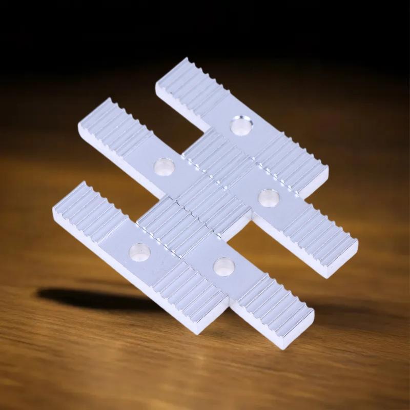 2/5Pcs Reprap DIY 2GT/S2M Timing Belt Fixing Piece Aluminum Alloy Tooth Pitch Clamp Fixed Clip CNC 9*40MM For 3D Printer Part