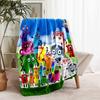 1pc Blanket Numberblocks3 Print Design, Lightweight Blanket for Sofa, Bed- Soft &Warm, Gift for All Seasons like Christmas, Halloween