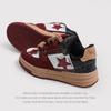 Couple Niche Casual Board Shoes Burgundy High-End Series Board Shoes Classic Star Shoes