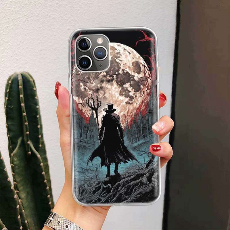 Bloodborne Spiel Für iPhone 17 Air 16 15 14 Plus 13 Mini 12 11 Pro Max Handyhülle 16E 7 Druck 8 SE Fundas Hülle Weiche Hülle 16 15