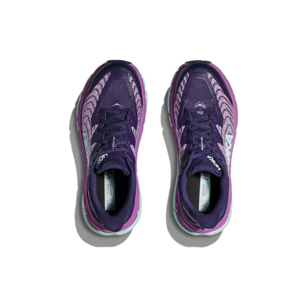 HOKA Mafate Speed 4 Cielo Notturno Fiore Orchidea Scarpe da Ginnastica da Donna Blu 1131056-NSOF