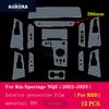 For Kia Sportage NQ5 - Car Interior Navigation Center Console Gear TPU Protective Film Anti-scratch Accessories Refit