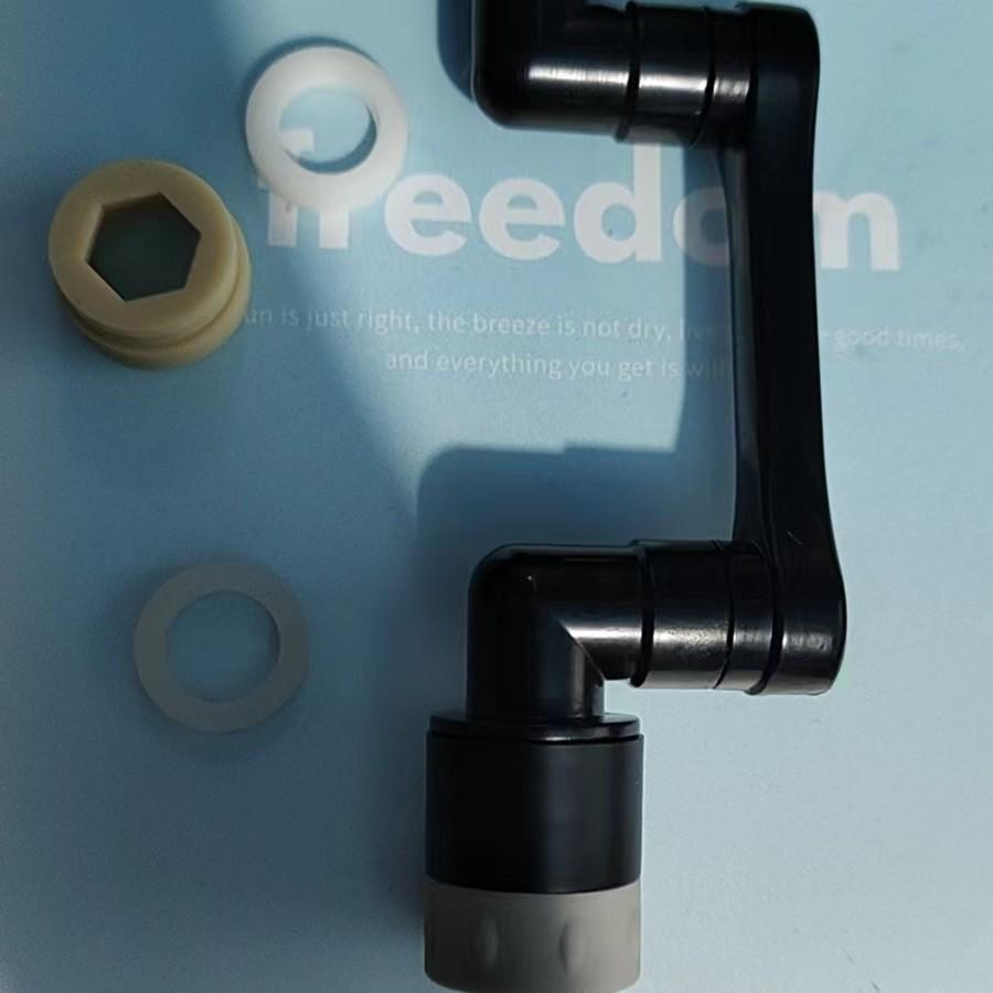 Universal Rotating Mechanical Arm Faucet Extender for Bathroom Basin