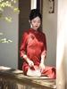 Suede Cheongsam: New 2025 Autumn Long-Sleeve Dress, National Style for Young Girls