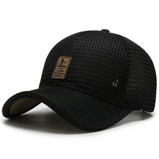 Men's Breathable Summer Mesh Baseball Cap with Sun Protection