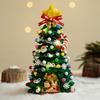 DIY Pipe Cleaners Christmas Tree Kit with String Light Twistable Plush Stick Xmas Tree