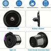 10/6/4pcs Reusable Capsule Cups Refillable Coffee Filters Cups Stainless Steel Mesh Leak-Proof Single Cup Coffee Filters
