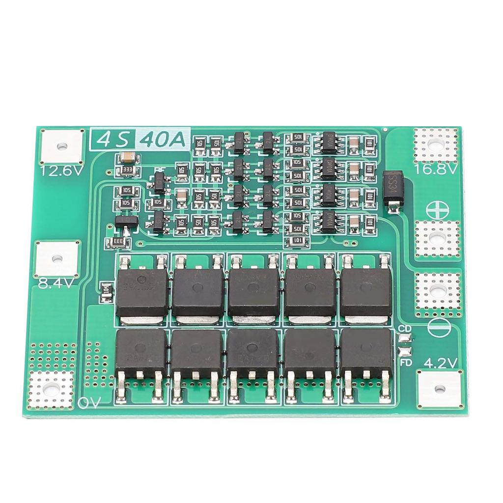 4 String Li ion Protection Board 40A DC 16.8V Lithium Battery Protection Module Enhance Version