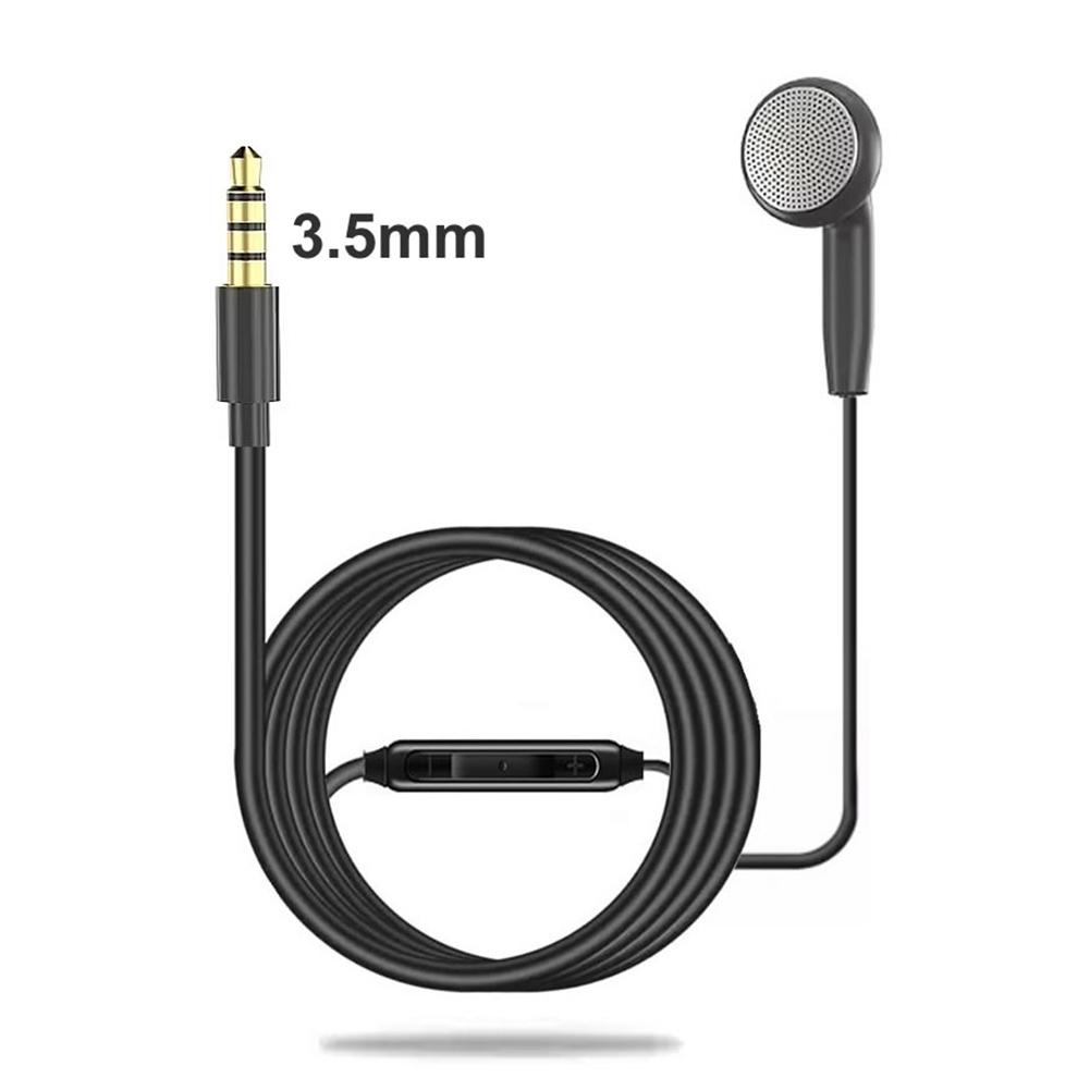 

3.5mm/Type-c Wired Earbuds In Ear Headphone Single Side Mono Earphone with Microphone Volume Control One Side Earplugs for Phone