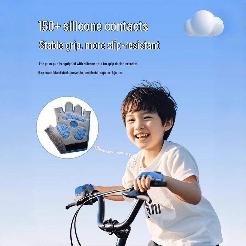 Mumuwu Kids Half-Finger Sports Gloves