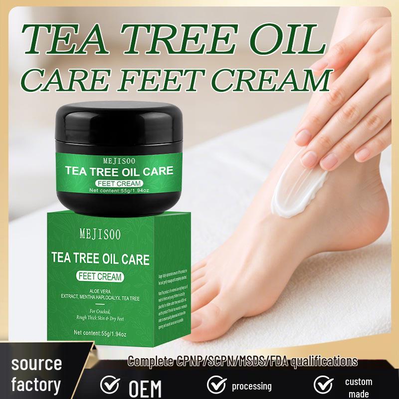 Kusuo Tea Tree Foot Cream - Anti-Dry, Crack Repair with Tea Tree Oil