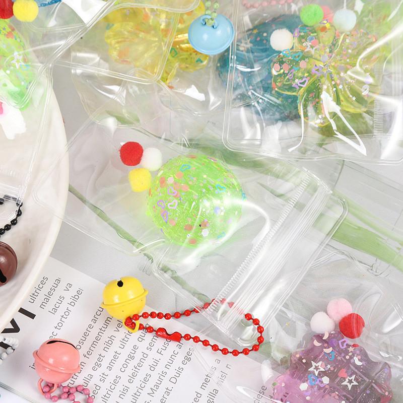 Various Pinch Shaped Toy Cartoon Bell Pendant Keychain Bags Toys Decoration