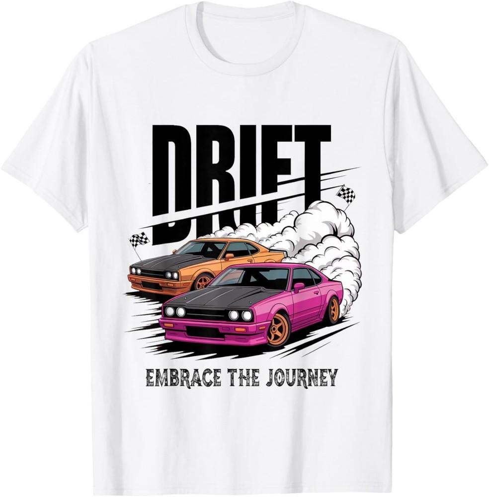 Ретро Автогонки Дрифт – Прими Путешествие Футболка Motorsports S