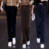 European and American High-Waisted Wide-Leg Slimming Pants - Women's Spring/Autumn Style