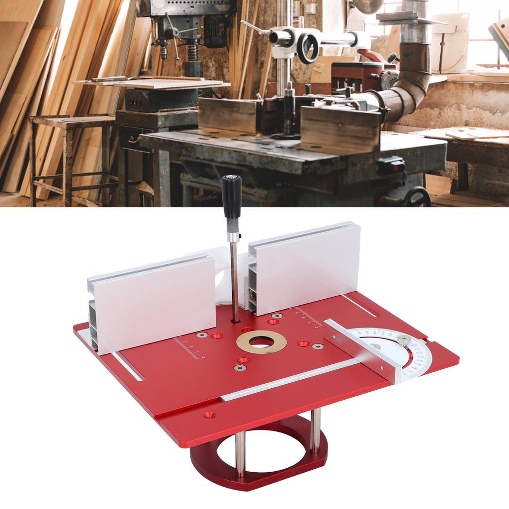 Router Lift Base Aluminum Alloy Height Manual Router Table Lift System for Woodworking Machinery