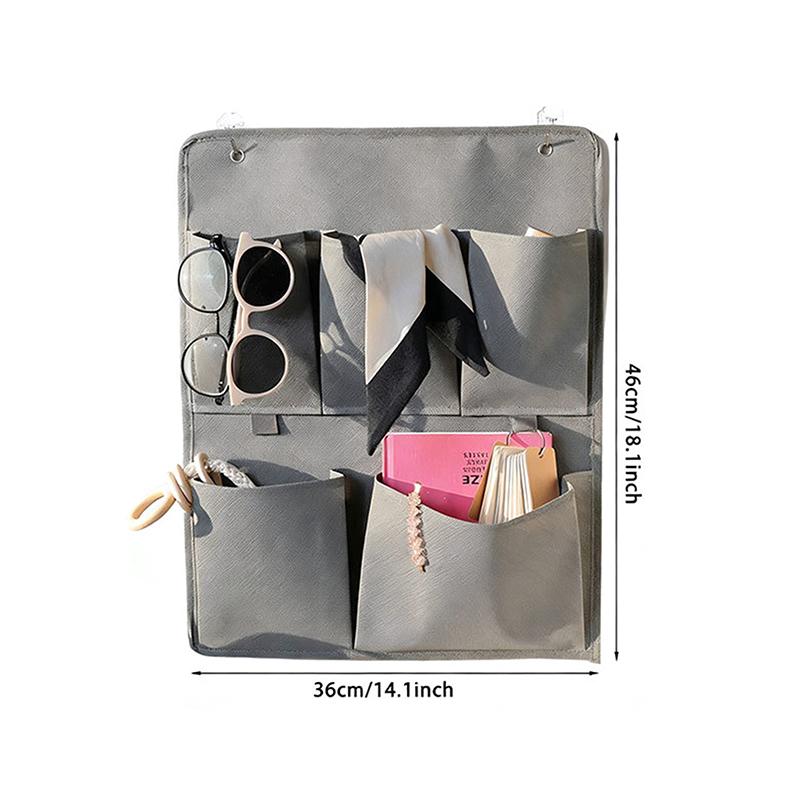 1PCS Wall Door Hanging Storage Bag Makeup Organizer Felt Insert Bag Sundries Storage Pouches For Keys Cosmetics Jewelry