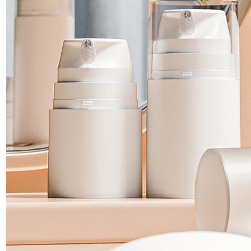 1Pcs Refillable Leak Proof Cosmetic Bottle Storage Container Empty Airless Pump Jar Cream 30/50/100ml Portable Travel Dispenser