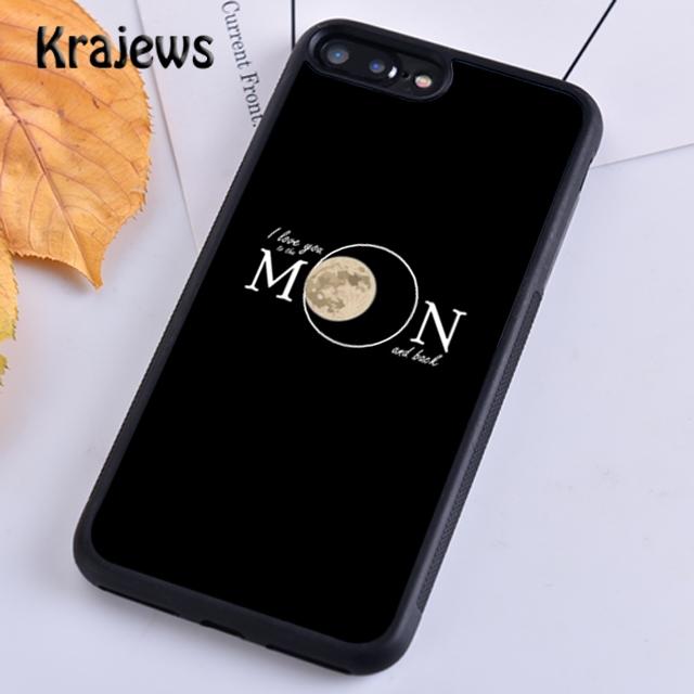 I Love You To The Moon And Back Phone Case Cover For iPhone 17 Air 16 15 14 Plus 12 13 Pro Max Fundas