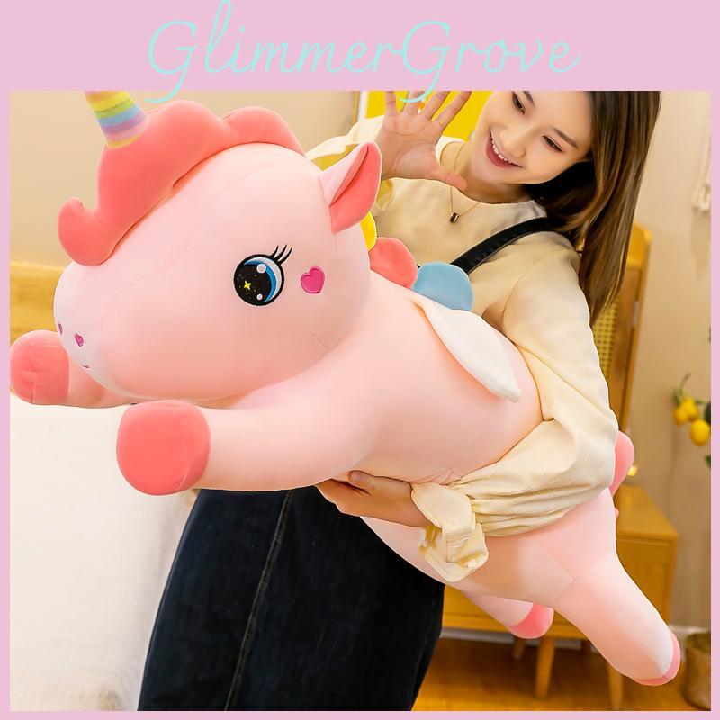 Unicorn Plush Sakura Toy Bedtime Sleep Companion Girls Kids Cozy Holiday Gift