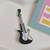 Hair Clip Guitar 2000s Stylish Bass Flat Clip Balletcore Hairpin Guitar Elegant Hair Clip for Bunches
