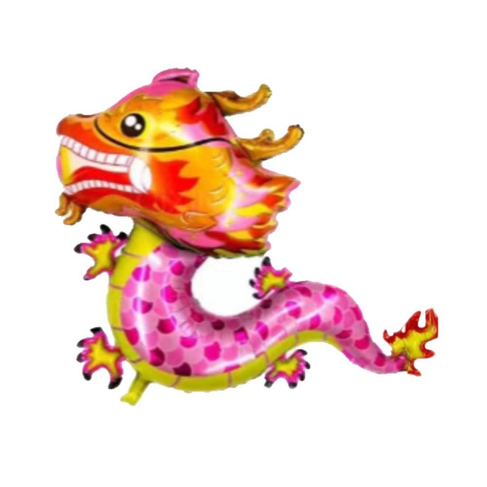 Cartoon Dragon Standing Balloon Decorative Cartoon Dragon Baby Balloon  Birthday Party
