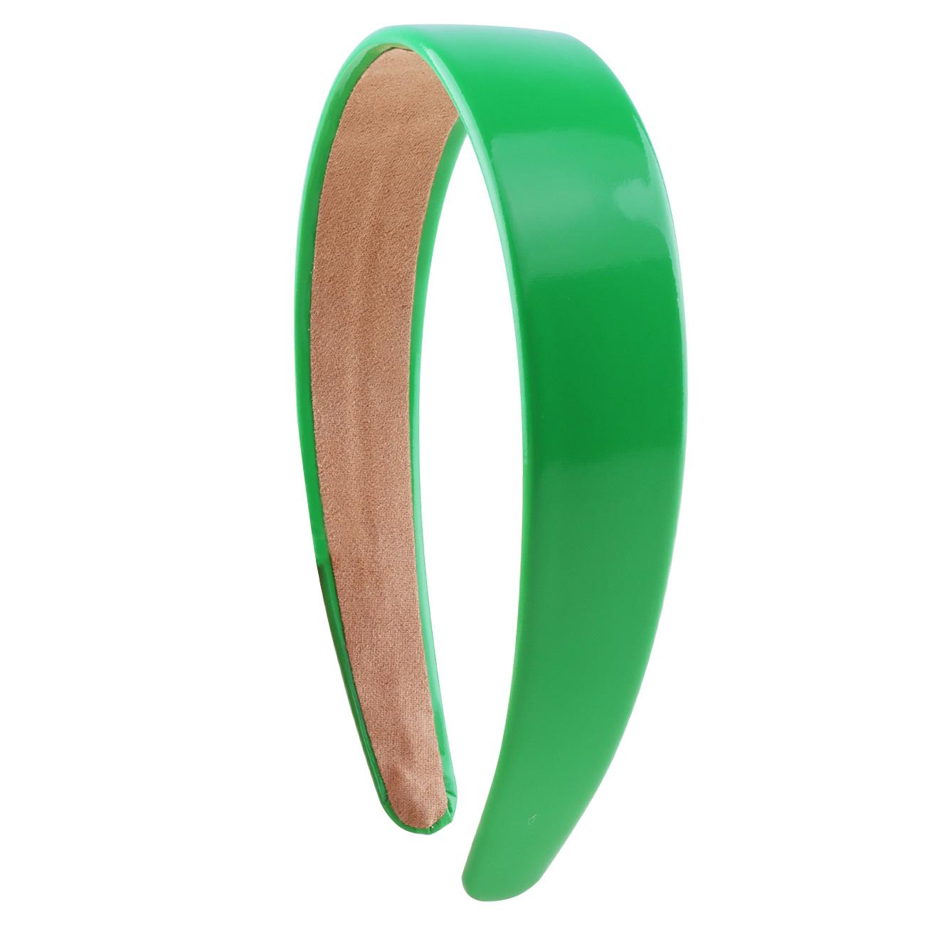 

Женская повязка на голову из искусственной кожи шириной 3 см, нескользящая, модные аксессуары для волос для детей и девочек, детский головной убор для вечеринки, ободки для волос