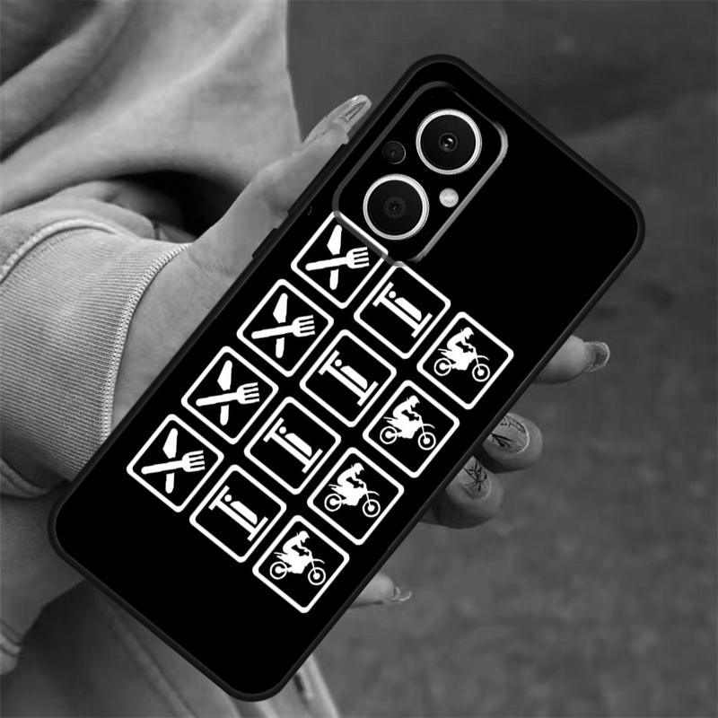 Freestyle Motocross Sport Case For OPPO Reno 14F 13F 12F 11F 10 12 13 14 Pro 7 8 Lite OPPO Find X5 X6 X8 X9 Pro Cover