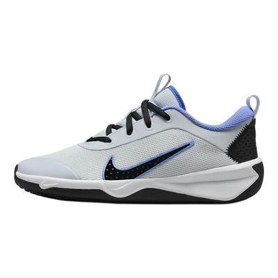 Omni Multi-Court GS Football Grey Royal Pulse Kids Sneakers Black Astronomy-Blue DM9027-009